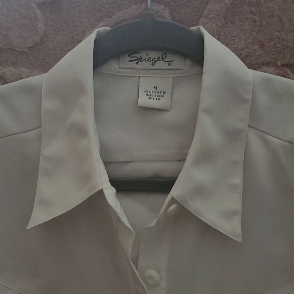 Vintage Spiegel white blouse size M